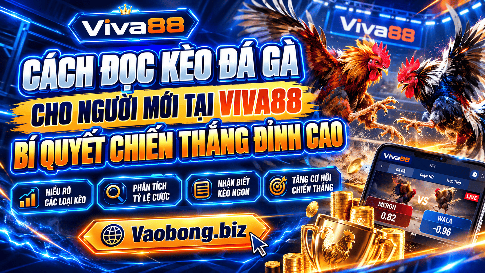 Cách đọc kèo đá gà cho người mới tại Viva88 - Bí quyết chiến thắng đỉnh cao Cách đọc kèo đá gà cho người mới tại Viva88 - Bí quyết chiến thắng đỉnh cao
